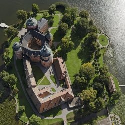 Gripsholm uppifrån.