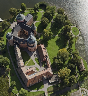 Gripsholm uppifrån.