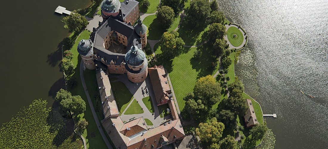 Gripsholm uppifrån.